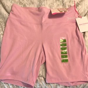 Juice Couture bike shorts soft pink size large